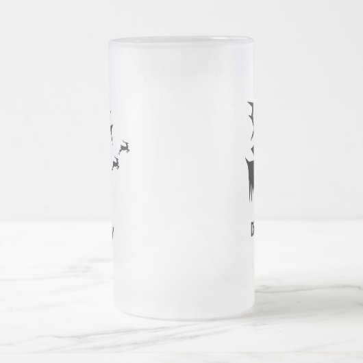 Hirsche Diversity Mattglas Bierglas (Mittel)