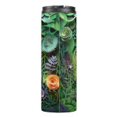 Hirsche durch den Strom - Natur Thermosbecher (Rückseite)