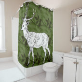 Hirsche Duschvorhang (Beispiel)