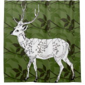 Hirsche Duschvorhang (Vorderseite)