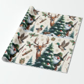 Hirsche, Enten & Jäger Geschenkpapier (Ungerollt)