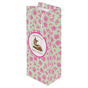 Hirsche Fawn Baby Shower Woodland Animals Geschenktüte Für Weinflaschen