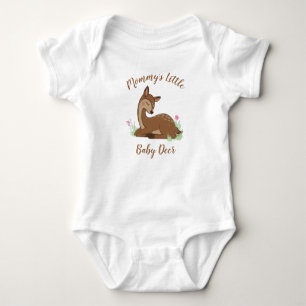 Hirsche Fawn Baby Shower Woodland Animals Strampler