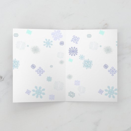 Hirsche Feiertagskarte (Innenseite)