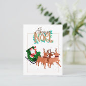 Hirsche Feiertagskarte (Stehend Vorderseite)