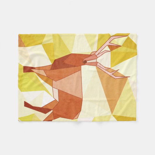 Hirsche Fleecedecke (Vorderseite (Horizontal))