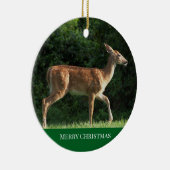 Hirsche-Foto-Ornament Keramik Ornament (Rechts)