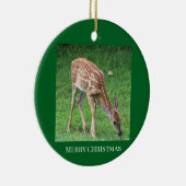 Hirsche-Foto-Ornament Keramik Ornament (Rechts)
