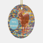Hirsche Foto Weihnachtsschmuck (Rechts)