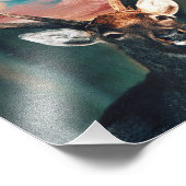 Hirsche Fotodruck (Ecke)