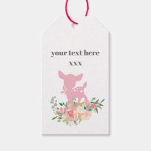 Hirsche, Gift-Tags Geschenkanhänger