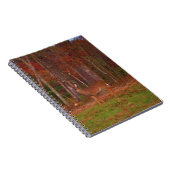 Hirsche, Grüngrasrot und Gold-Blätter Notizblock (Rechte Seite)