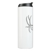 Hirsche, Hirschjagd, Maultier, Hirsche, Weißer Sch Thermosbecher (Nach links gedreht)