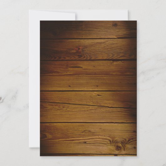 Hirsche Hunter Birthday Party Einladung (Rückseite)