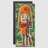 Hirsche Hunter Nutcracker mit wenig Rotem LKW Magnetkarte (Vorne/Hinten)