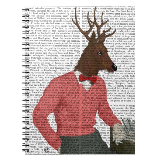 Hirsche im Bar Notizblock (Vorderseite)