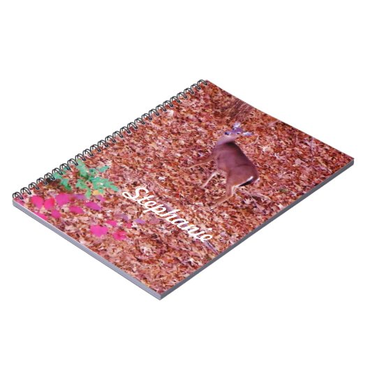 Hirsche im Blätter Notizblock (Linke Seite)