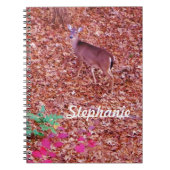 Hirsche im Blätter Notizblock (Vorderseite)