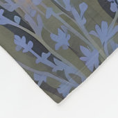 Hirsche im Bluebellwald William Morris Inspiriert Fleecedecke (Ecke)