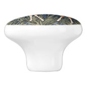 Hirsche im Bluebellwald William Morris Inspiriert Keramikknauf (Seitenansicht)