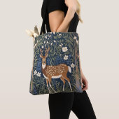 Hirsche im Bluebellwald William Morris Inspiriert Tasche (Von Nahem)