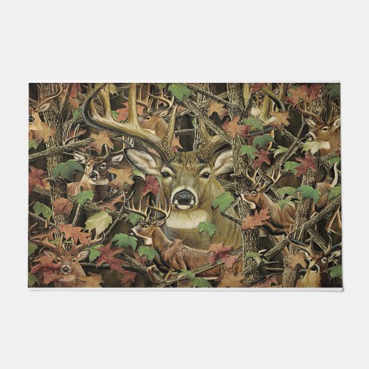 Hirsche im Dschungel Fußmatte (Vorderseite)