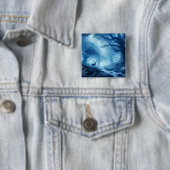 Hirsche im Dunklen Wald der blauen Haze Button (Beispiel)