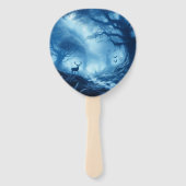 Hirsche im Dunklen Wald der blauen Haze Fächer (Rückseite)