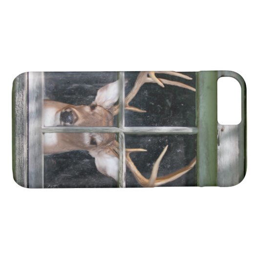 Hirsche im Fenster Case-Mate iPhone Hülle (Rückseite (Horizontal))