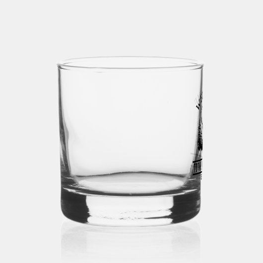 Hirsche im Freien Campingplatz Personalisiert Fami Whiskyglas (Rechts)