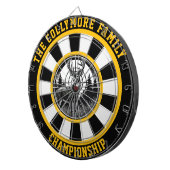 Hirsche im Friedlichen Waldbullseye Dartscheibe (Vorderseite rechts)