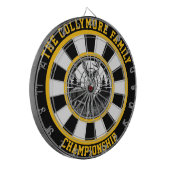 Hirsche im Friedlichen Waldbullseye Dartscheibe (Vorderseite Links)