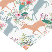 Hirsche im Garten Mittelgroßer Tischläufer (Ecke)