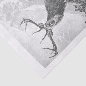 Hirsche im Gewebe der hohen Berge Seidenpapier (Ausschnitt)