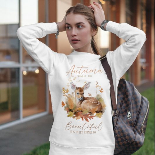 Hirsche im Herbst, Herbst Erntedank Geschenk, Fall Sweatshirt