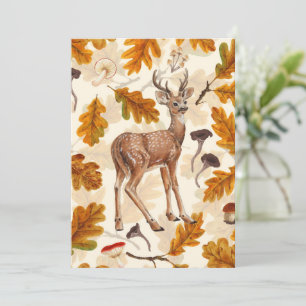 Hirsche im herbstlichen Wald