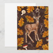 Hirsche im Herbstwald (Vorne/Hinten)