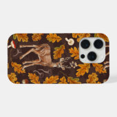 Hirsche im Herbstwald 2 iPhone Hülle (Rückseite (Horizontal))