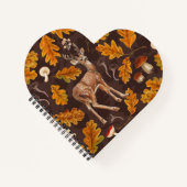 Hirsche im Herbstwald 2 Notizblock (Vorderseite)