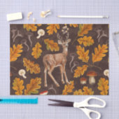 Hirsche im Herbstwald 2 Seidenpapier (Handwerk)