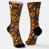 Hirsche im Herbstwald 2 Socken (Gewinkelt)