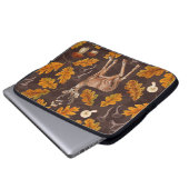 Hirsche im Herbstwald Laptopschutzhülle (Vorne Knopf)