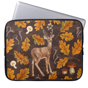 Hirsche im Herbstwald Laptopschutzhülle