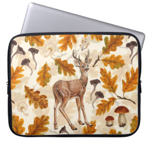 Hirsche im Herbstwald Laptopschutzhülle
