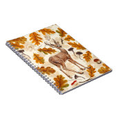 Hirsche im Herbstwald Notizblock (Rechte Seite)