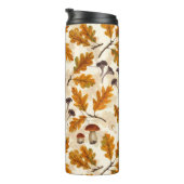 Hirsche im Herbstwald Thermosbecher (Nach rechts gedreht)