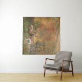 Hirsche im Herbstwald Wandteppich (Beispiel (Horizontal))