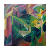 Hirsche im Klostergarten von Franz Marc Fliese (Vorderseite)