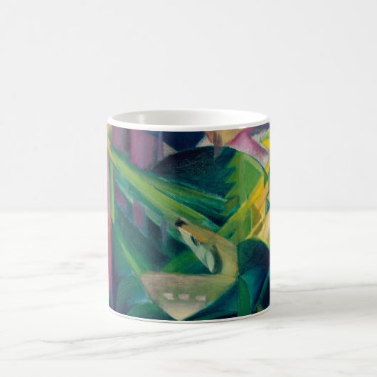 Hirsche im Klostergarten von Franz Marc Kaffeetasse (Mittel)