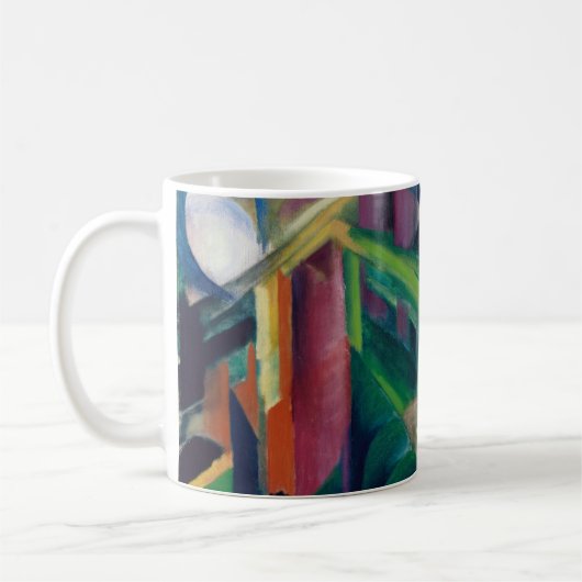 Hirsche im Klostergarten von Franz Marc Kaffeetasse (Links)